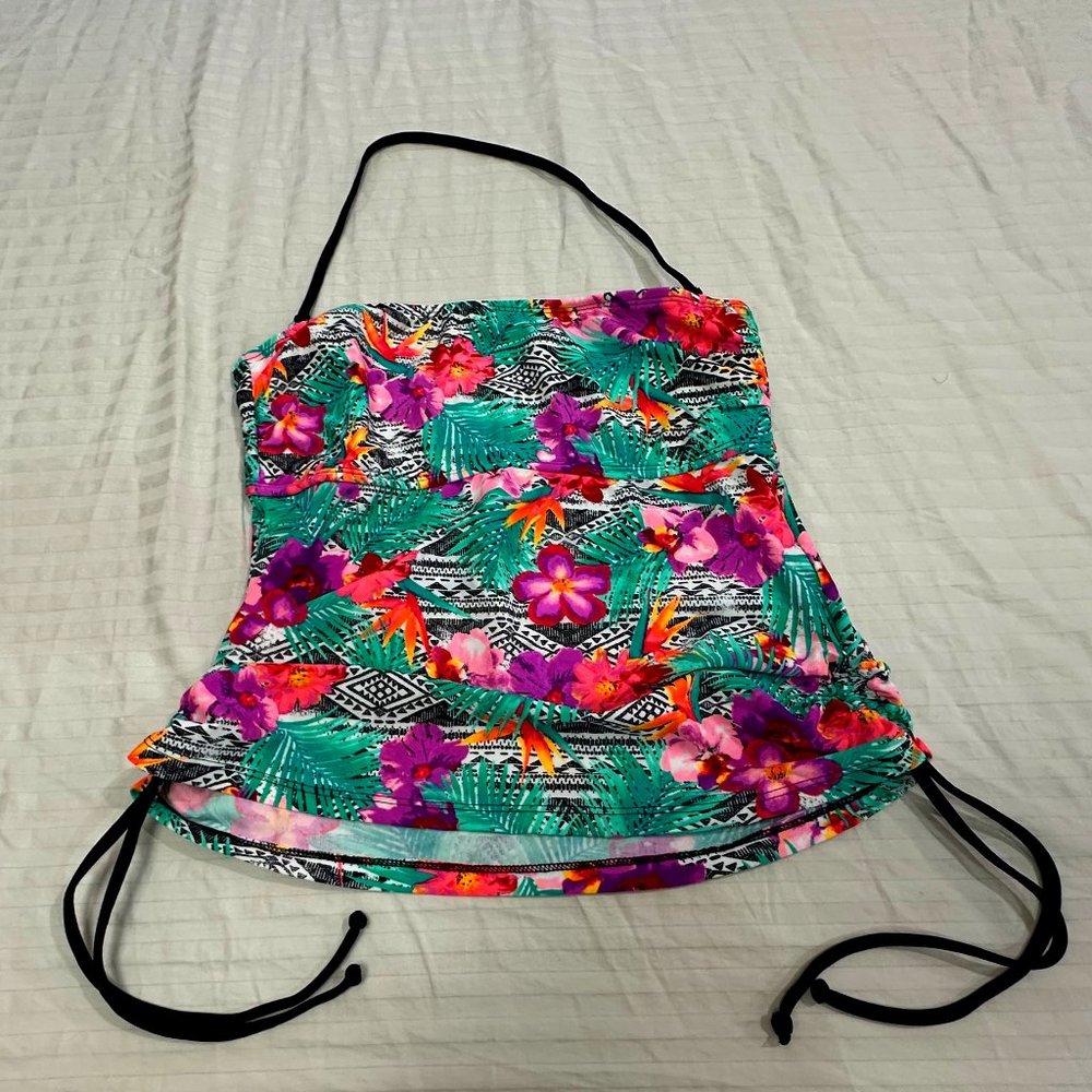 🍎🍎🍎  ARIZONA WOMENS SWIM TANKINI TOP SIZE M 🍎🍎🍎